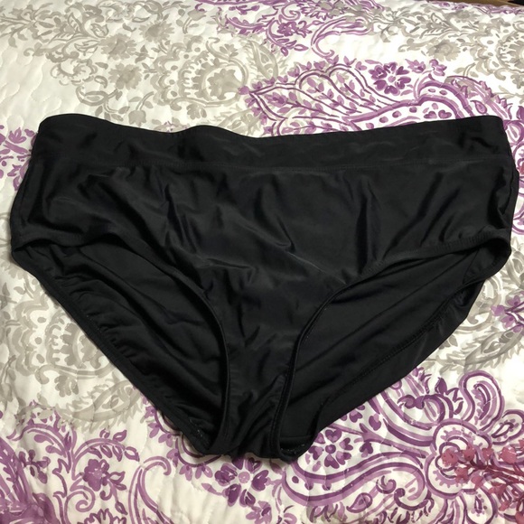 Black Swimsuit Bottoms - Picture 1 of 3